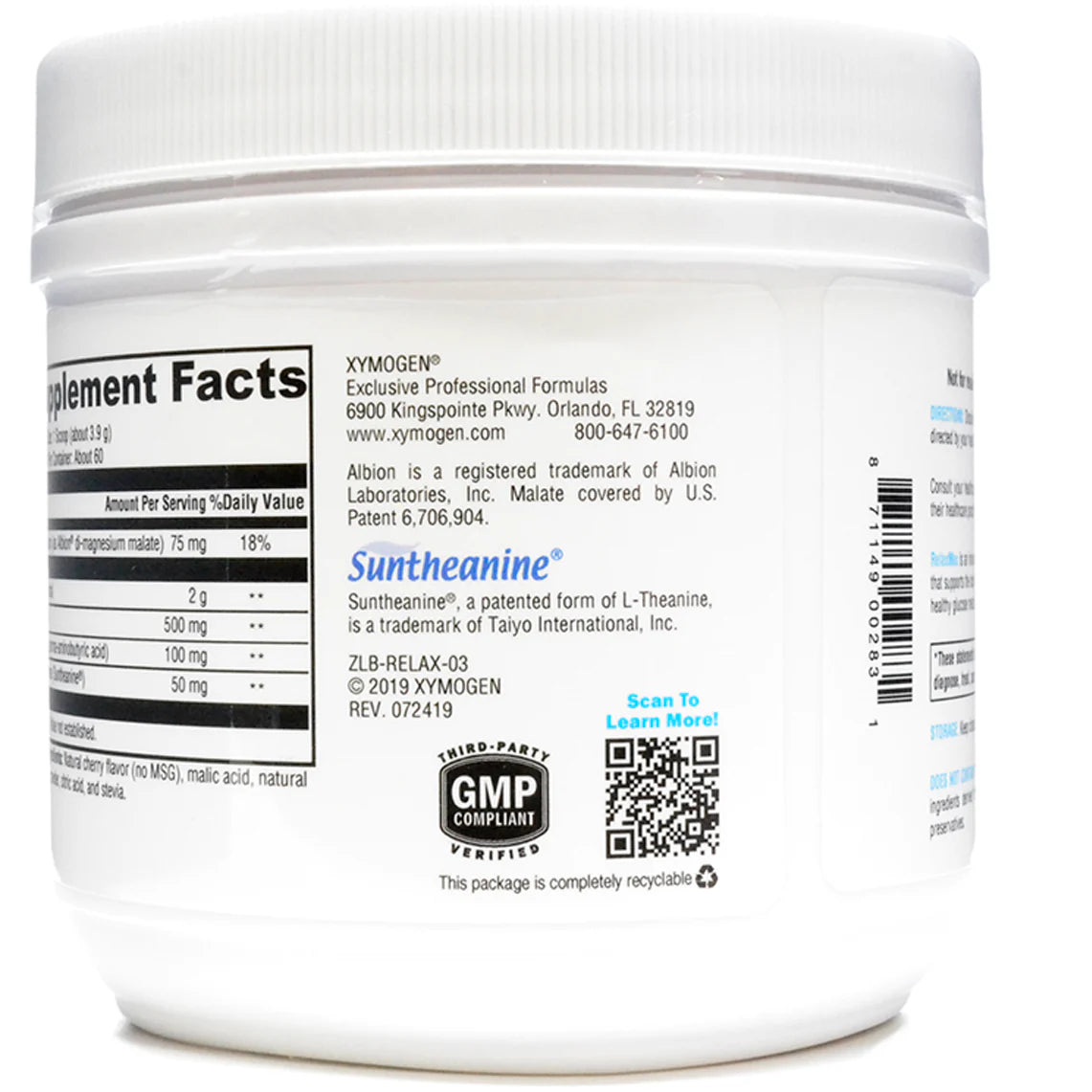 60 Servings T322
