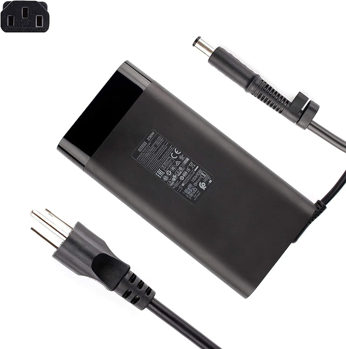 230W 19.5V 11.8A Power Adapter Compatible for hp TPN-LA10 V780697