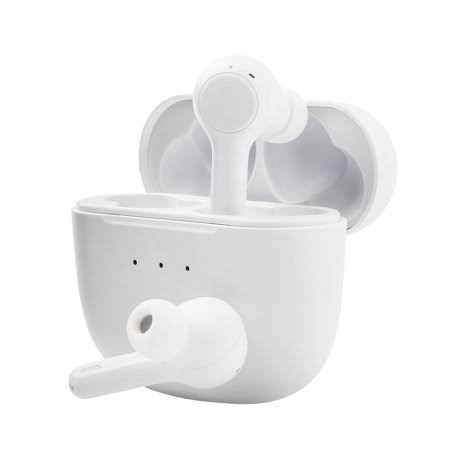 White Wireless Stereo Headphones with Active Noise Canceling U444
