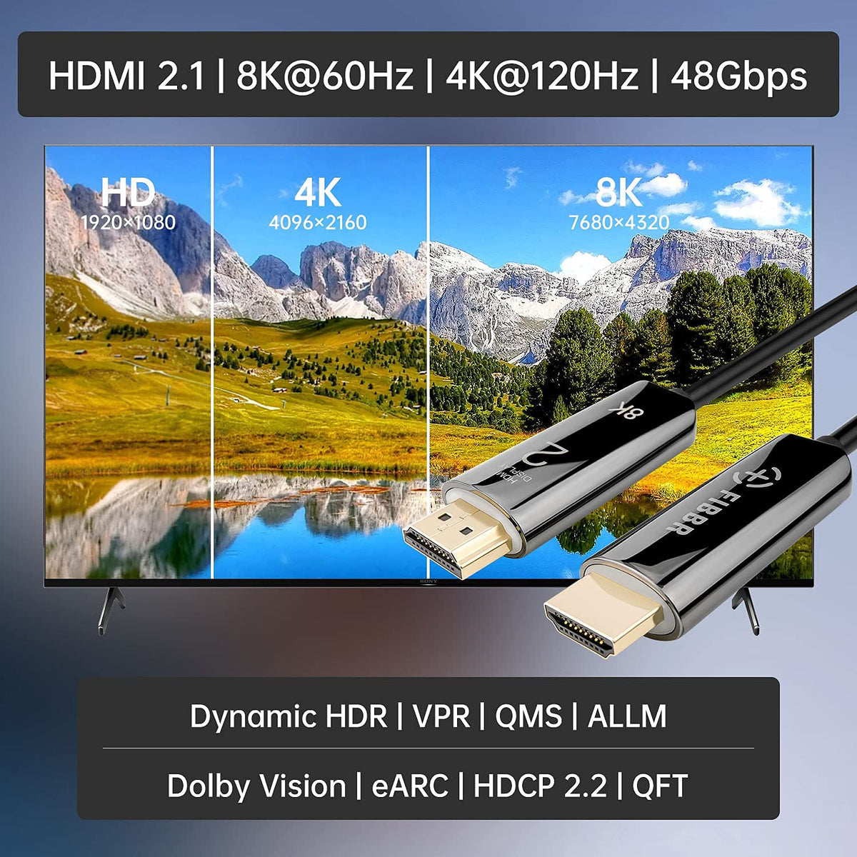 98.4ft HDMI 2.1 8K UHD Video Cable H84744