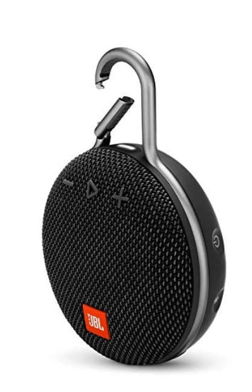 Black Portable Bluetooth Speaker with Carabiner R390
