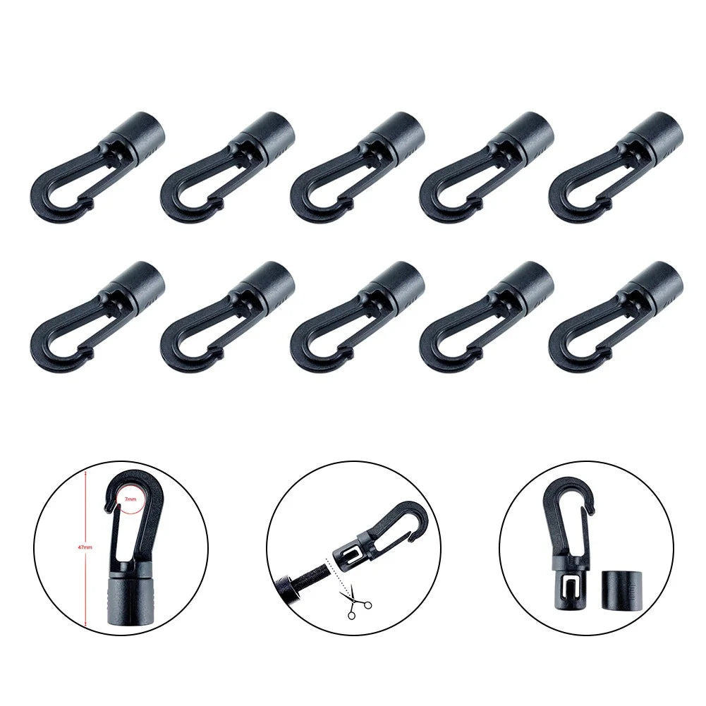Plastic Hooks for 5 to 8mm Bungee Cord Z284570