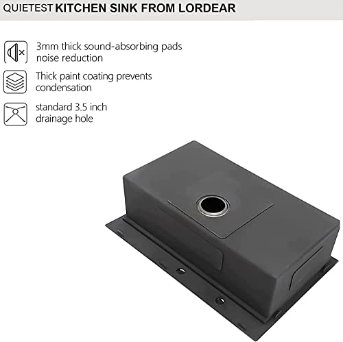 25"x22"x12" Drop In Single Bowl 16 Gauge Stainless Steel Laundry Sink Q861
