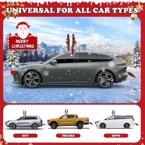 Reindeer Antlers for Cars Kit Nose and Tail S504