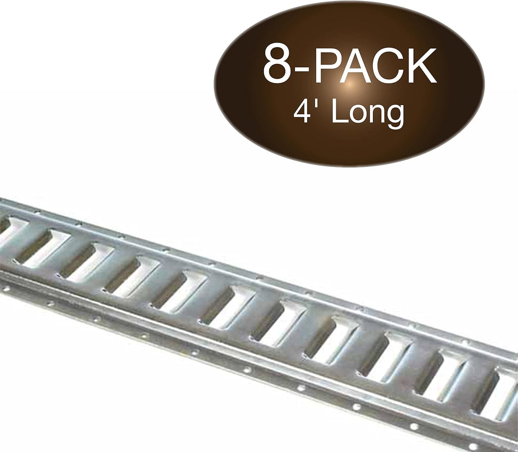 4-ft Hot-Dipped Galvanized Steel E Track Tie-Down Rail B936