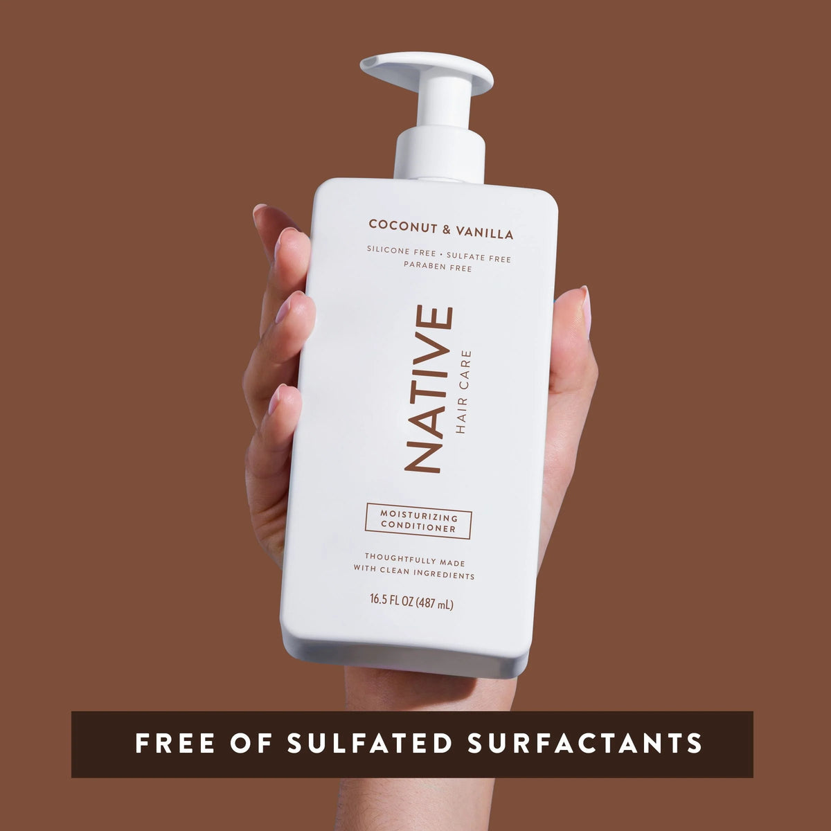 Moisturizing Conditioner Coconut & Vanilla Sulfate & Paraben Free 16.5 oz L686
