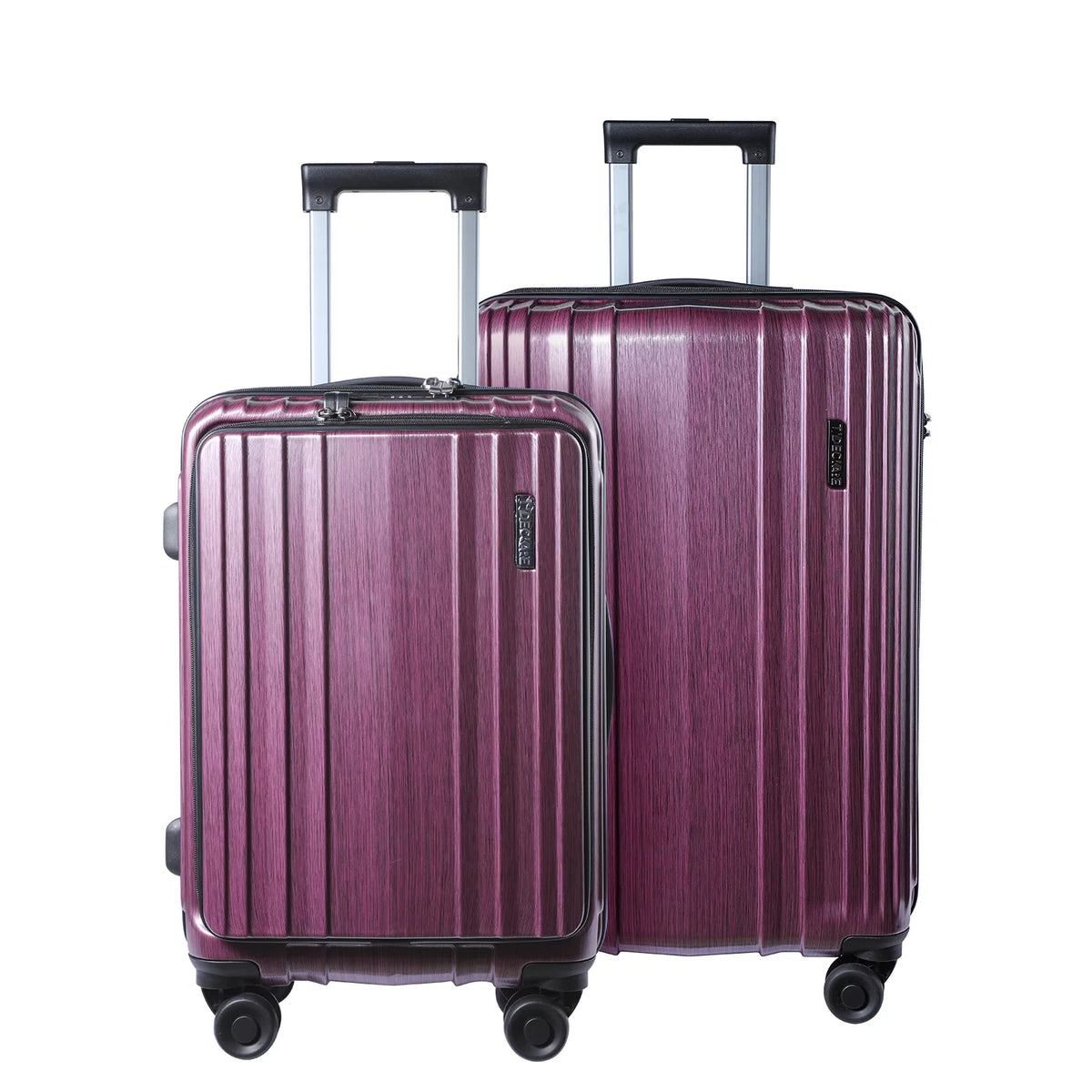 2 Piece ABS+PC Hardshell Luggage Set with Spinner Wheels Y6256