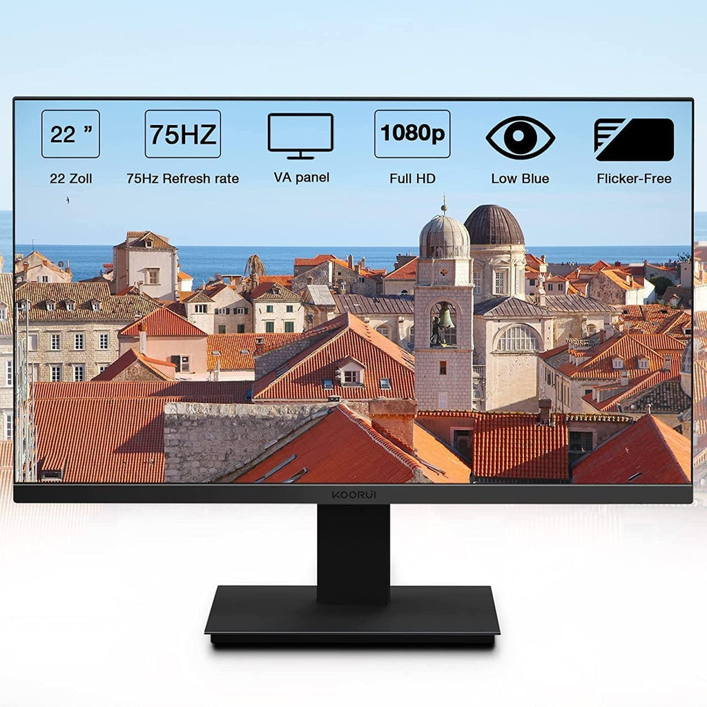 22 inch FHD 1080P 75hz VA LED Monitor E6522