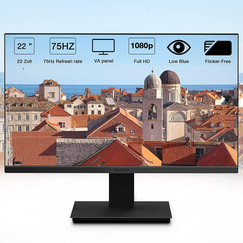 22 inch FHD 1080P 75hz VA LED Monitor E6522