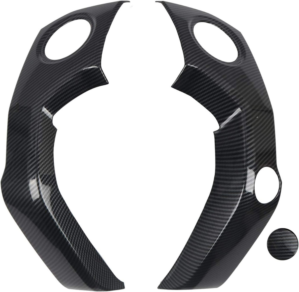 Matte Black Center Console Air Vent Cover Frame ABS 3pcs N632406