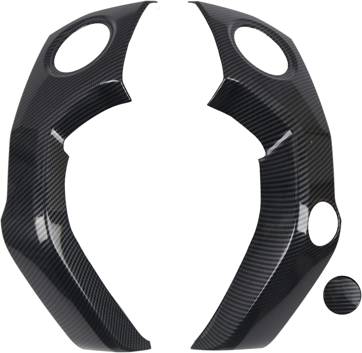 Matte Black Center Console Air Vent Cover Frame ABS 3pcs N632406