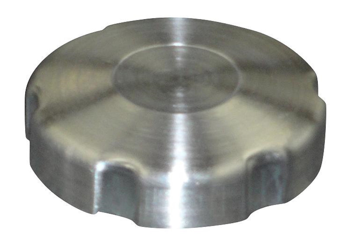 6x10 Center Fill Round Spun Aluminum Gas Tank (1 Gallon) - 1/4 NPT Y6115