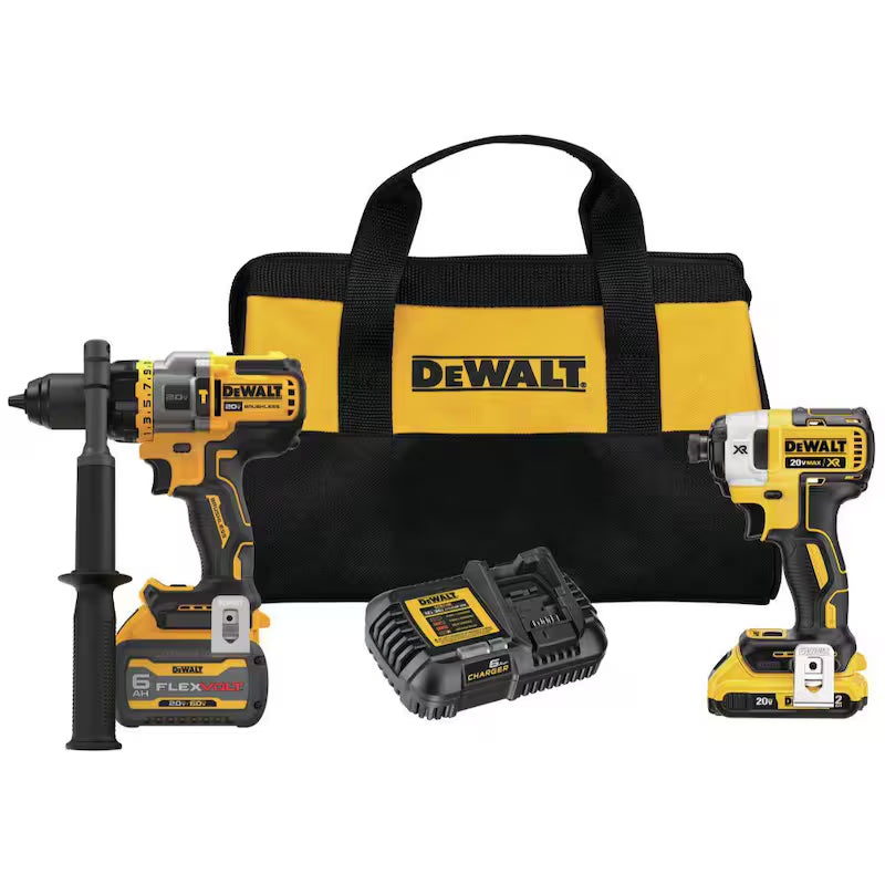 20V MAX Cordless Brushless Hammer Drill/Driver 2 Tool Combo Kit S821343