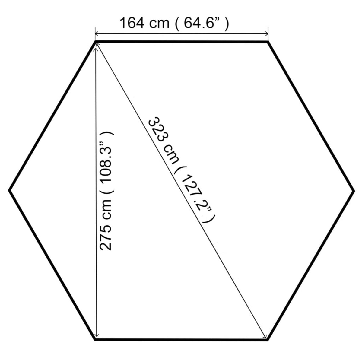 White Steel Frame Party Tent Canopy H56046