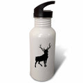 Black Deer Silhouette Sports Water Bottle, 21oz A6895