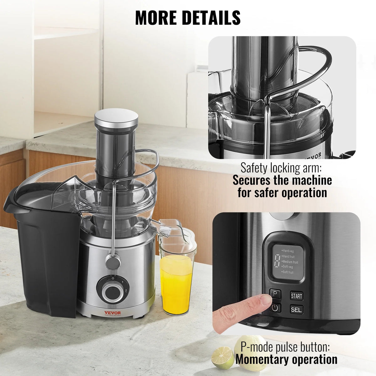 1000W 2 Speed Centrifugal Juicer Y159333