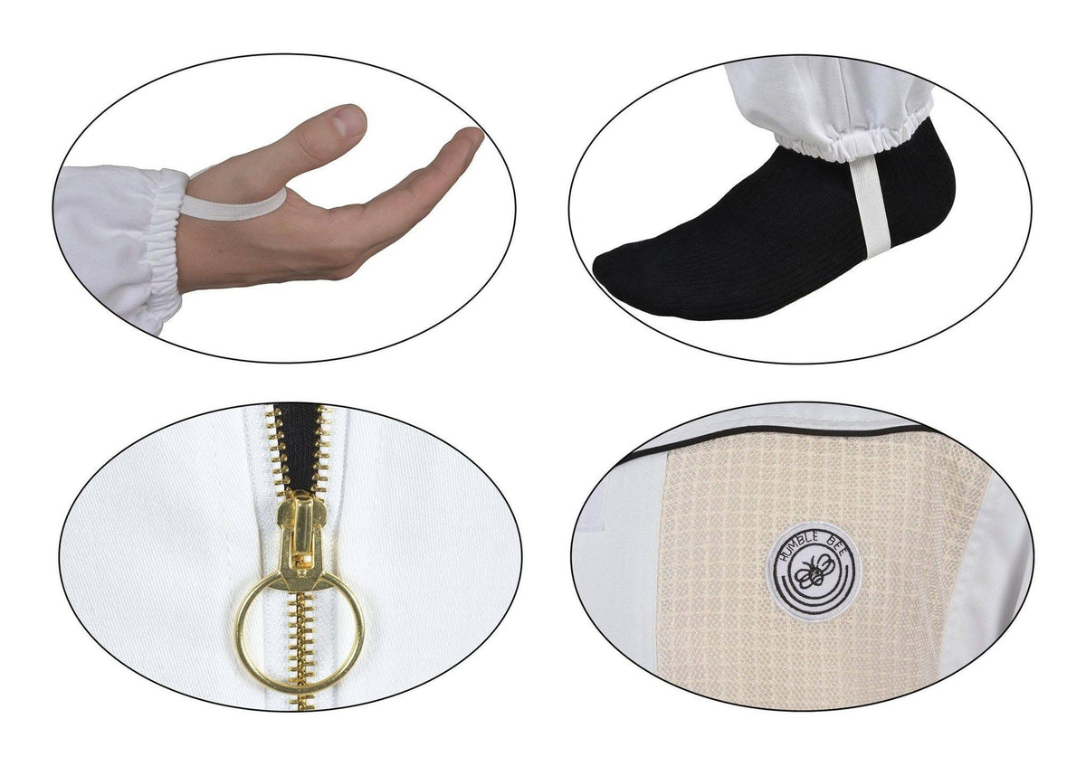 Ventilated Beekeeping Suit with Square Veil (Medium) P141148