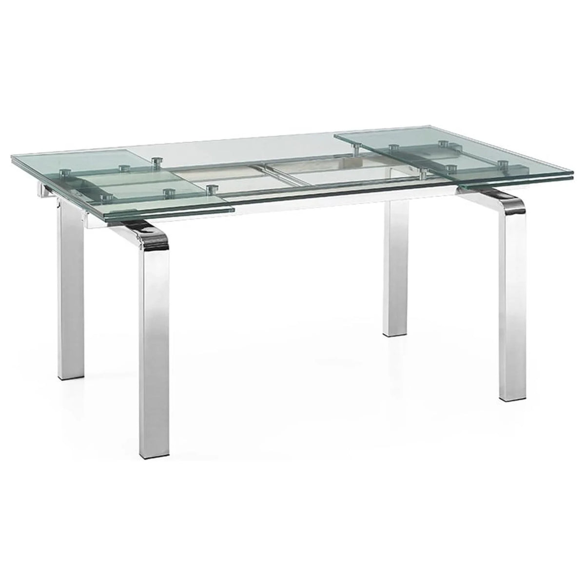 Modern Stainless Steel Extendable Dining Table K360096