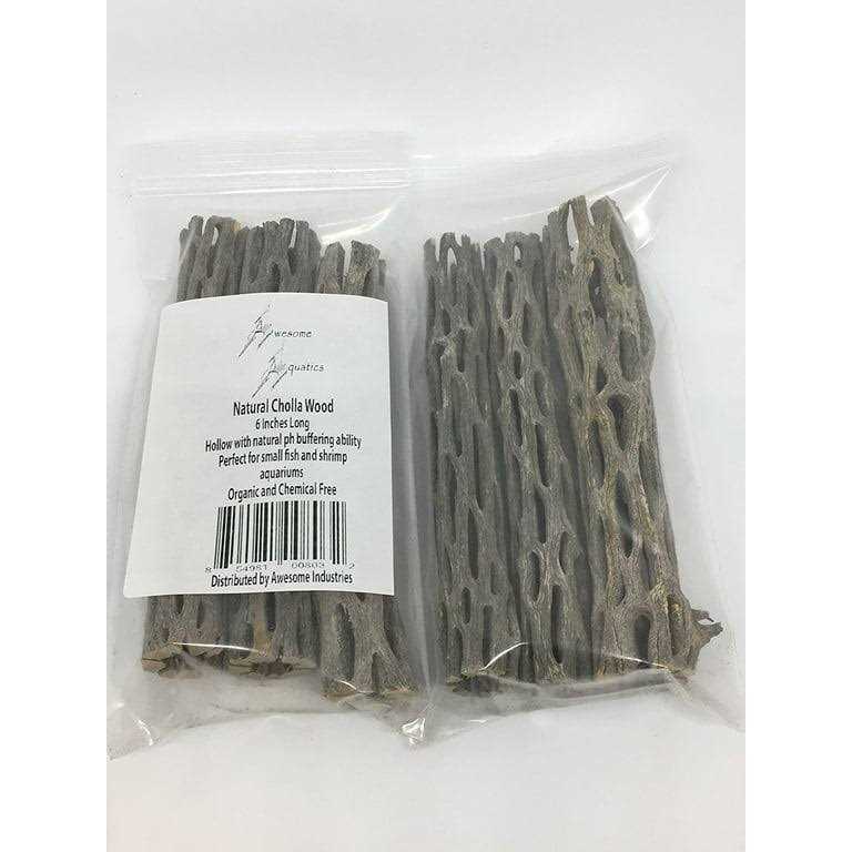 Natural Cholla Wood 3 Pieces Aquarium Decoration E4715