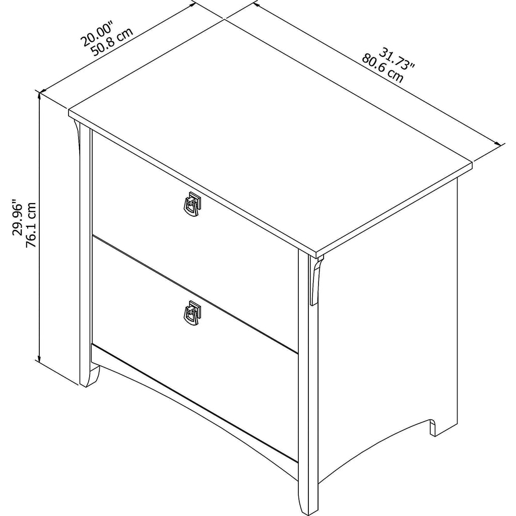 Lateral File Cabinet in Cape Cod Gray Y83386