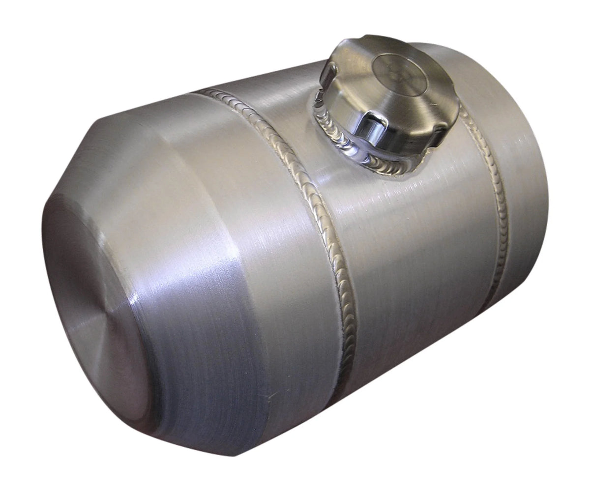 6x10 Center Fill Round Spun Aluminum Gas Tank (1 Gallon) - 1/4 NPT Y6115