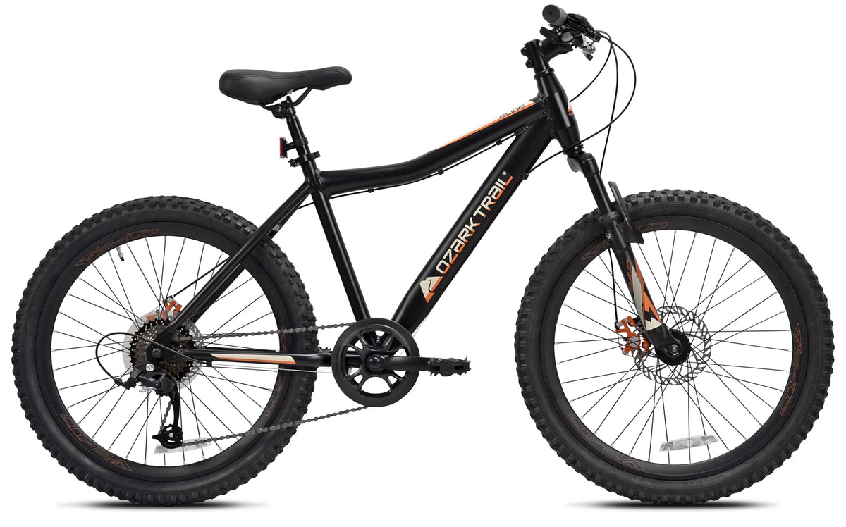 24 Glide Mountain Bike, 8 Speed, Black K175794