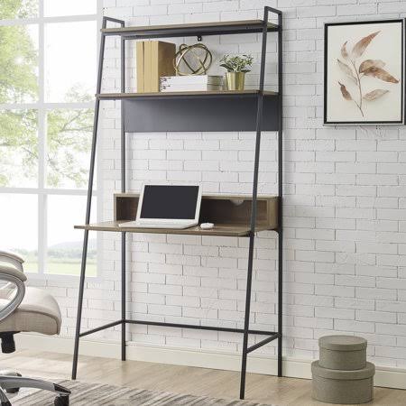 Metal and Wood Ladder Desk N276434