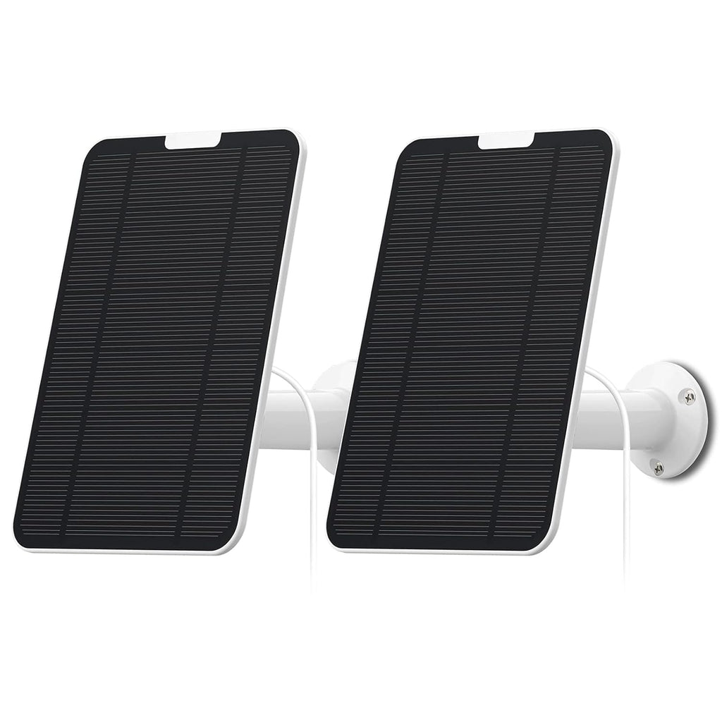 Solar Panel with Wall Mount, IP65 Weatherproof, 13.1ft Power Cable O152571