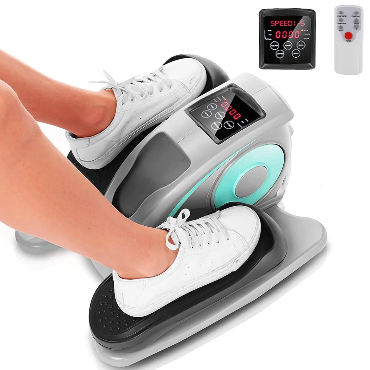Under Desk Elliptical Machine with LCD Monitor A246