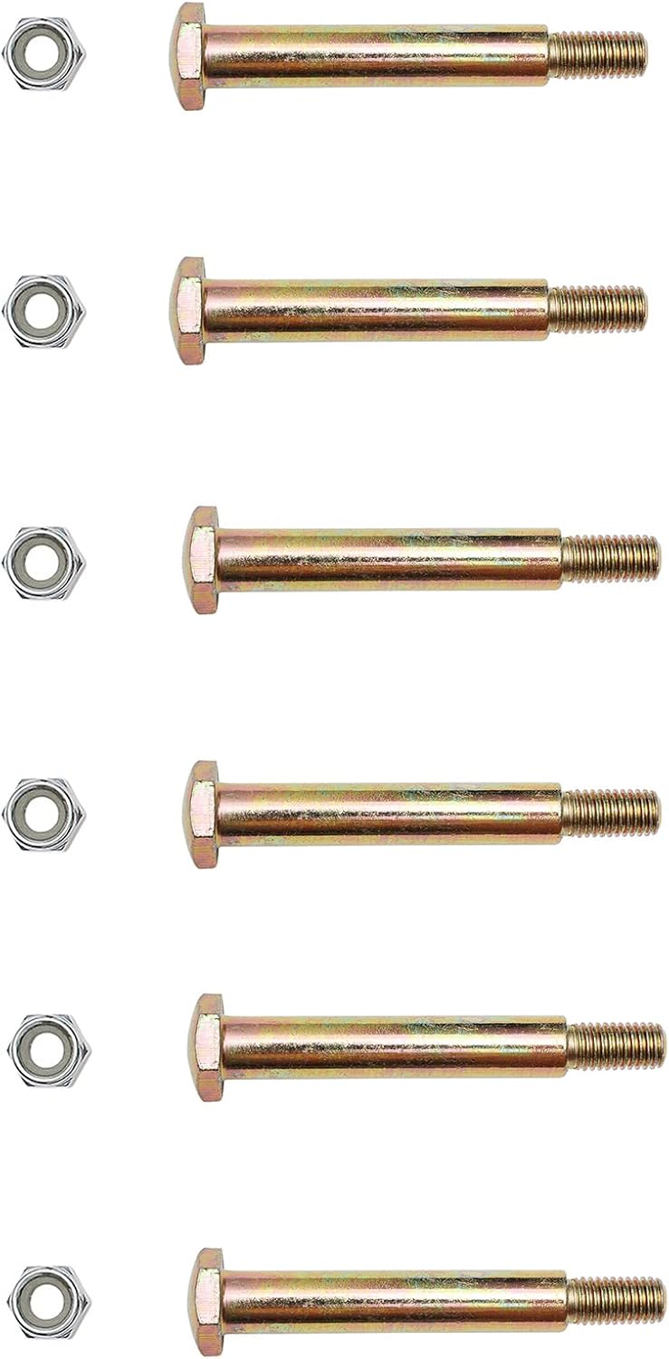Lawn Mower Anti Scalp Deck Wheel Kit Set of 6 Replacement Pack of 2 J990046